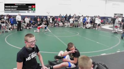 75 lbs 5th Place - Travis Secrist, Heart Of A Lion vs Boone Dilley, Ares-MS