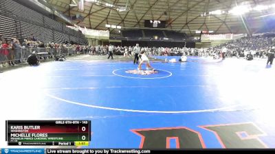 143 lbs Champ. Round 1 - Karis Butler, Washington vs Michelle Flores, Franklin Pierce Cardinal Wrestling Club