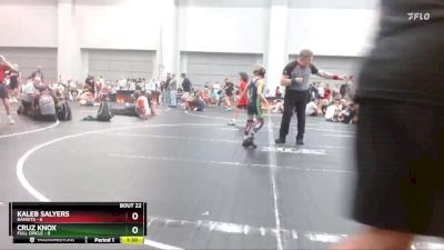 57 lbs Round 5 (10 Team) - Cruz Knox, Full Circle vs Kaleb Salyers, Bandits