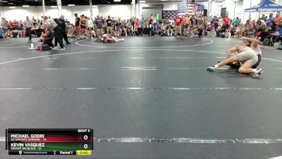 165 lbs Round 3 (4 Team) - Kevin Vasquez, Savage WA Black vs Michael Godri, U2 Upstate Uprising