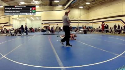 157 lbs Cons. Round 3 - Dalton Birchmeier, Cornerstone University vs Connor Doughty, Adrian NCAA