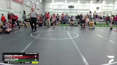 88 lbs Finals (2 Team) - Taharko Freeland, Glasgow WA vs Preston Dorn, ACES Of Diamonds