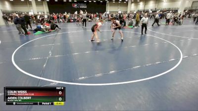 144 lbs Cons. Round 5 - Aiden Colbert, Black Ops WC vs Colin Weiss, Zumwalt Wrestling Club