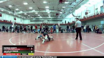 95 lbs Semifinal - Patrick Dowty, Indian Creek Wrestling Club vs Nicholas Freeze, Midwest RTC