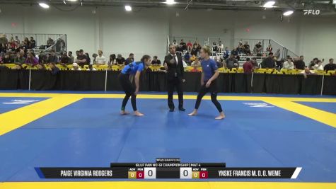 Ynske Francis M. D. O. Weme vs Paige Virginia Rodgers 2026 Pan IBJJF Jiu-Jitsu No-Gi Championship