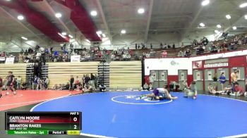 130-140 lbs Round 3 - Caitlyn Moore, Perry Meridian WC vs Branton Rakes, Indy West WC
