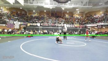 113 lbs Champ. Round 1 - Landon Higgins, Jayhawk Linn vs Hudson Bell, Hill City HS