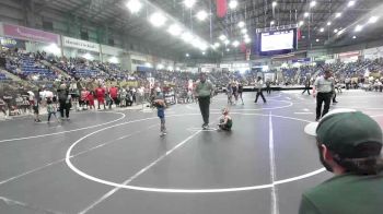 46 lbs Consi Of 8 #2 - Jameson Marquez, Alamosa Wrestling vs Lucky Lovesee, No Team