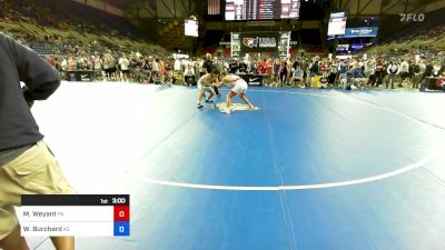 144 lbs Cons 64 #1 - Mason Weyant, PA vs Will Burchard, KS