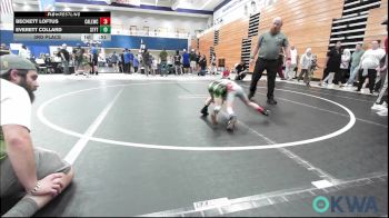 43 lbs 3rd Place - Beckett Loftus, Carl Albert vs Everett Collard, Standfast