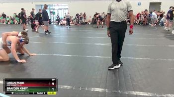 144 lbs Round 5 (6 Team) - Brayden Kindt, U2 Upstate Uprising vs Logan Pugh, Mat Monkeys