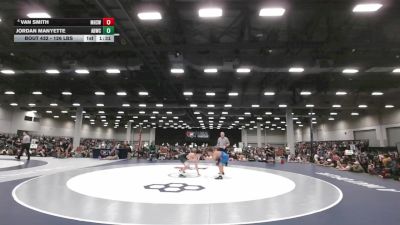 126 lbs Semis - Van Smith, Mustang High School Wrestling vs Jordan Manyette, American Dream Wrestling Club