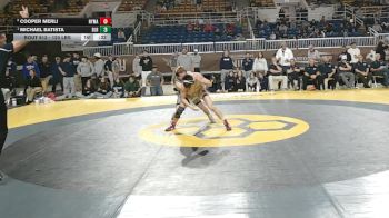 120 lbs 3rd Place - Cooper Merli, New York Military Academy vs Michael Batista, Blair Academy