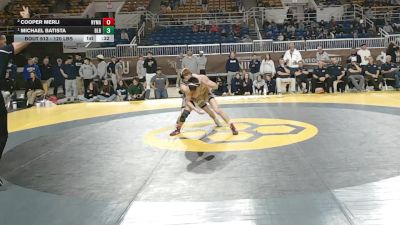 120 lbs 3rd Place - Cooper Merli, New York Military Academy vs Michael Batista, Blair Academy
