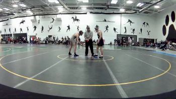 157 lbs Cons. Round 3 - Shayne Irvin, Unattached vs Larz Hughes, Unattached