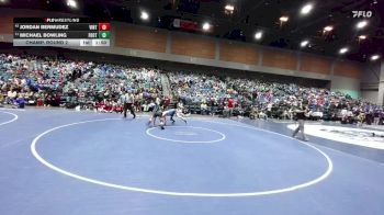 132 lbs Champ. Round 2 - Michael Bowling, Foothill vs Jordan Bermudez, Vintage