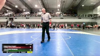 125 lbs Champ. Round 1 - Coleson Penrod, Missouri vs Preston Fohey, Hannibal Youth Wrestling Club