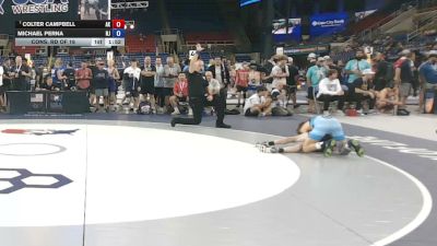 106 lbs Cons. Rd Of 16 - Colter Campbell, Alaska vs Michael Perna, New Jersey