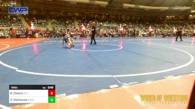 58 lbs Consi Of 8 #2 - Brody Owens, WTC vs Zeth Dykhouse, Massa's Maniacs