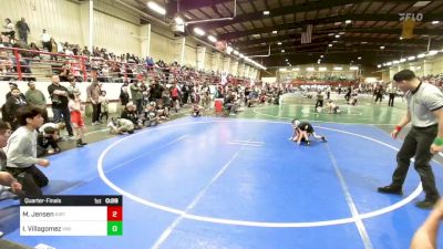 57 lbs Round Of 16 - Julian Maximo, Tucson Cyclones vs Josiah Ibarra, Badlands WC