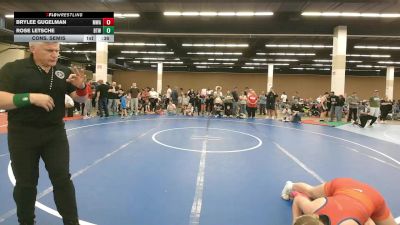 126.8-139.5 lbs Cons. Semis - Rose Letsche, Best Trained Wrestling vs Brylee Gugelman, Moen Wrestling Academy