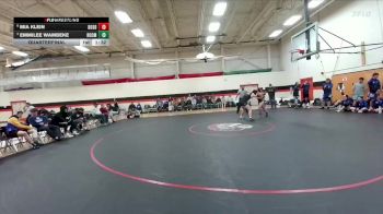 140 lbs Quarterfinal - Emmilee Wambeke, Rocky Mountain vs Mia Klein, DouglasSD