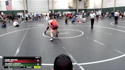 174 lbs Cons. Round 3 - Gabe Reeves, Unattached vs Taaron Lavicky, Southwest Minnesota State