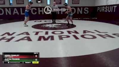 141 lbs Round 1 - Aiden Crawley, Iowa Lakes CC vs Austin Frankin, Luther