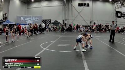 52 lbs Round 1 (4 Team) - Dax Border, Kings K6 vs Andrew Coppola, Mat Warriors Black