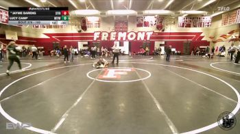 100 lbs Cons. Round 3 - Lucy Camp, Mt. View vs Jayme Bareng, St Francis