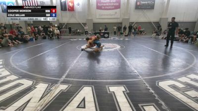 144 lbs Cooper Monson, North Dakota vs Cole Millan, California Silver