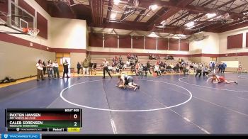 175 lbs Cons. Round 2 - Caleb Sorensen, Ridgeline Riverhawks vs Paxten Hansen, Roy Wrestling Club
