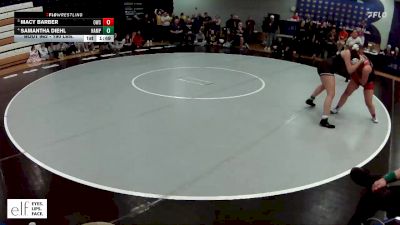 190 lbs. Quarterfinal - Macy Barber, Omaha Westside vs Samantha Diehl, Hampshire