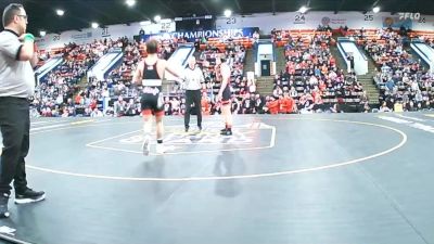165 lbs Semifinals (8 Team) - Trevor Boone, Lowell vs Joshua Hubbard, New Boston Huron
