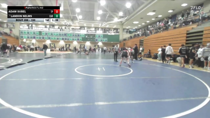 150 lbs Champ. Round 3 - Landon Nelms, Carlsbad vs Adam Subel, Torrey Pines