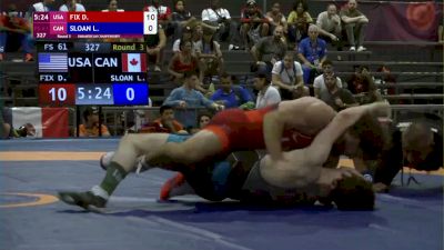 61 kg - Daton Fix, USA vs Logan Sloan, CAN