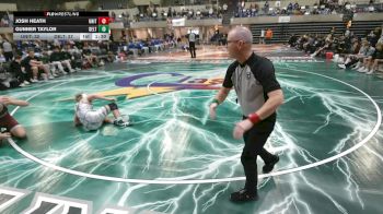 172 lbs Finals (8 Team) - Gunner Taylor, Delta, OH vs Josh Heath, Unity, IL