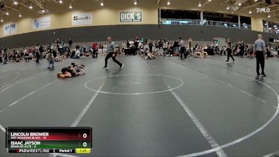 68 lbs Round 1 - Lincoln Brower, Mat Assassins Black vs Isaac Jayson, Brawler Elite