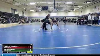 170 lbs Cons. Round 5 - Landon Lehnertz, Dover-Eyota vs Brian Thilges, Mankato East