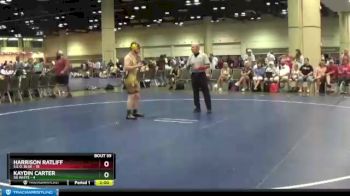132 lbs Round 8 (10 Team) - Harrison Ratliff, S.E.O. Blue vs Kaydin Carter, SD White