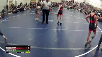 85 lbs Round 5 (6 Team) - Ryan Schauer, North Dakota 1 vs Curran Meyer, Iowa USA Grey
