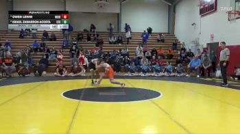 126 lbs Cons. Semi - Owen Lewin, West Delaware, Manchester vs Israel Zamarron-Acosta, South Tama County