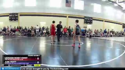 97 lbs Champ. Round 1 - Leonard Roxey-Kwist, One On One Wrestling Club vs Jude Pratt, Bloomington South Wrestling Club