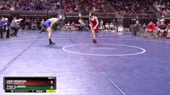 2A-126 lbs Quarterfinal - Jace Hedeman, Union, LaPorte City vs Tyce Clarken, Humboldt