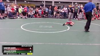 52 lbs Placement (4 Team) - Graham Dyson, Mat Assassins Grey vs Sawyer Oakes, U2 Upstate Uprising Blue