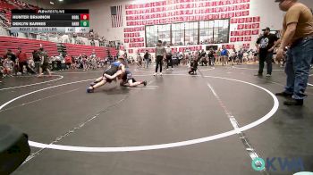 110 lbs Consi Of 8 #2 - Hunter Brannon, Noble Takedown Club vs Deklyn Barnes, Harrah Little League Wrestling