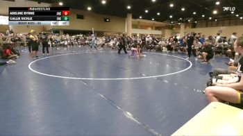 55 lbs Round 1 - Adeline Byrne, Apex Wrestling Club vs Callie Sickle, Scorpion Wrestling Club