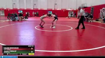 132 lbs Champ. Round 2 - David Forslof, Arlington vs Caleb Desmarais, Oak Harbor