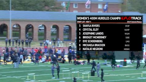 Women's 400m Hurdles Championship, Heat 4