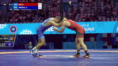 92 kg Qualif. - Gwanuk Kim, Korea vs Andrian Grosul, Moldova